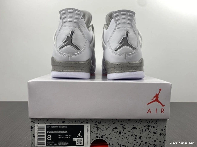 4 Retro Jordan Oreo White (2021) CT8527-100 0708